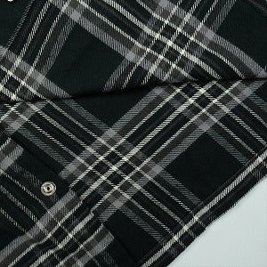 CHROME HEARTS クロム・ハーツ Y NOT CROSS BALL BUTTON CHECK SHIRT BLACK 長袖シャツ 黒 Size 【L】 【新古品・未使用品】 20831285