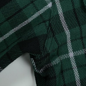 A BATHING APE ア ベイシング エイプ SHARK FLANNEL CHECK SHIRT フランネル長袖シャツ 緑 Size 【L】 【中古品-非常に良い】 20831342