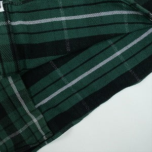 A BATHING APE ア ベイシング エイプ SHARK FLANNEL CHECK SHIRT フランネル長袖シャツ 緑 Size 【L】 【中古品-非常に良い】 20831342
