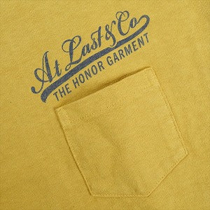 At Last ＆ Co アットラスト/BUTCHER PRODUCTS ブッチャープロダクツ POCKET TEE L-S ATLAST＆CO ロンT 黄 Size 【46】 【中古品-良い】 20831403