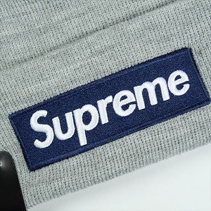 SUPREME シュプリーム ×New Era 25FW Box Logo Beanie Heather Grey ボックスロゴビーニー 灰 Size 【フリー】 【新古品・未使用品】 20831428