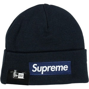 SUPREME シュプリーム ×New Era 25FW Box Logo Beanie Navy ボックスロゴビーニー 紺 Size 【フリー】 【新古品・未使用品】 20831429