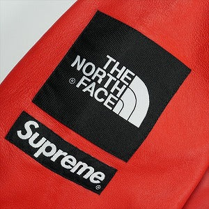 SUPREME シュプリーム ×THE NORTH FACE 18AW Leather Mountain Parka Red レザーマウンテンジャケット 赤 Size 【XL】 【中古品-ほぼ新品】 20831436