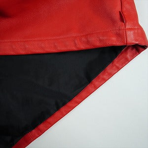 SUPREME シュプリーム ×THE NORTH FACE 18AW Leather Mountain Parka Red レザーマウンテンジャケット 赤 Size 【XL】 【中古品-ほぼ新品】 20831436