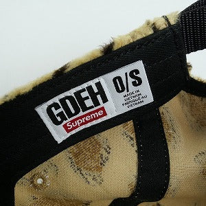 SUPREME シュプリーム ×GOODENOUGH 25SS Crushed Rayon Pile Camp Cap Leopard キャンプキャップ 黄 Size 【フリー】 【新古品・未使用品】 20831438