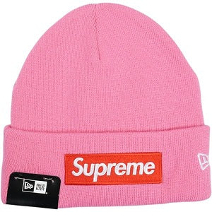 SUPREME シュプリーム ×New Era 25FW Box Logo Beanie Magenta ボックスロゴビーニー ピンク Size 【フリー】 【新古品・未使用品】 20831456