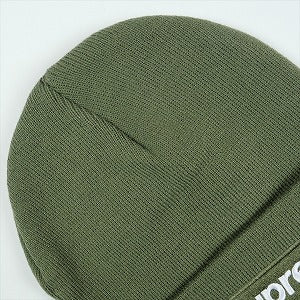 SUPREME シュプリーム ×New Era 25FW Box Logo Beanie Light Olive ボックスロゴビーニー オリーブ Size 【フリー】 【新古品・未使用品】 20831457