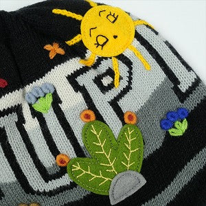 SUPREME シュプリーム 25FW Felt Applique Earflap Beanie Black ビーニー 黒 Size 【フリー】 【新古品・未使用品】 20831460