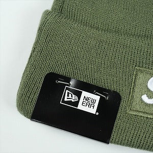 SUPREME シュプリーム ×New Era 25FW Box Logo Beanie Light Olive ボックスロゴビーニー オリーブ Size 【フリー】 【新古品・未使用品】 20831470