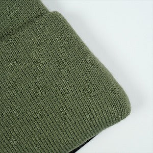 SUPREME シュプリーム ×New Era 25FW Box Logo Beanie Light Olive ボックスロゴビーニー オリーブ Size 【フリー】 【新古品・未使用品】 20831470
