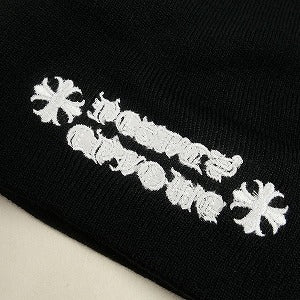 CHROME HEARTS クロム・ハーツ WATCH CAP BLACK/WHITE ビーニー 黒 Size 【フリー】 【新古品・未使用品】 20831498