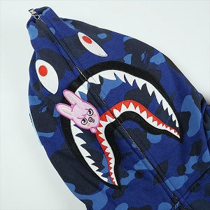 A BATHING APE ア ベイシング エイプ ×Stray Kids 25AW Changbin DWAEKKI SHARK FULL ZIP HOODIE シャークパーカー 青 Size 【XL】 【新古品・未使用品】 20831512