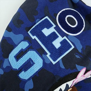 A BATHING APE ア ベイシング エイプ ×Stray Kids 25AW Changbin DWAEKKI SHARK FULL ZIP HOODIE シャークパーカー 青 Size 【XL】 【新古品・未使用品】 20831512