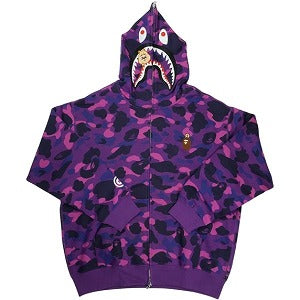 A BATHING APE ア ベイシング エイプ ×Stray Kids 25AW Han HAN QUOKKA SHARK FULL ZIP HOODIE シャークパーカー 紫 Size 【XL】 【新古品・未使用品】 20831514