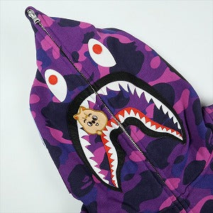 A BATHING APE ア ベイシング エイプ ×Stray Kids 25AW Han HAN QUOKKA SHARK FULL ZIP HOODIE シャークパーカー 紫 Size 【XL】 【新古品・未使用品】 20831514