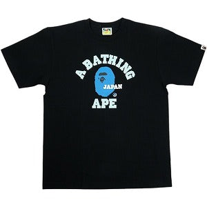 A BATHING APE ア ベイシング エイプ 25AW JAPAN COLLEGE TEE BLACK 日本限定カレッジロゴTシャツ 黒 Size 【L】 【新古品・未使用品】 20831537