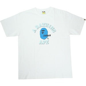 A BATHING APE ア ベイシング エイプ 25AW JAPAN COLLEGE TEE WHITE 日本限定カレッジロゴTシャツ 白 Size 【XL】 【新古品・未使用品】 20831538