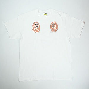A BATHING APE ア ベイシング エイプ 25AW TOKYO SOUVENIR TEE WHITE/YELLOW 日本限定サル顔Tシャツ 白 Size 【L】 【新古品・未使用品】 20831544