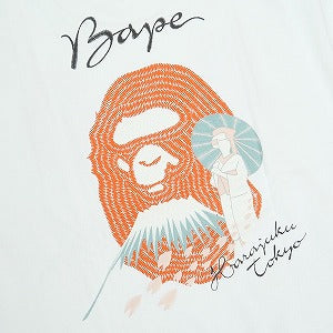 A BATHING APE ア ベイシング エイプ 25AW TOKYO SOUVENIR TEE WHITE/YELLOW 日本限定サル顔Tシャツ 白 Size 【L】 【新古品・未使用品】 20831544