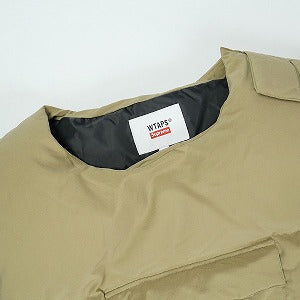 SUPREME シュプリーム ×WTAPS 21AW Tactical Down Vest Tan ダウンベスト ベージュ Size 【XL】 【新古品・未使用品】 20831550