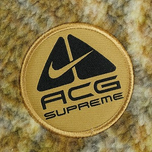 SUPREME シュプリーム ×NIKE ACG 22AW Fleece Pullover Gold Snakeskin フリースパーカー 黄 Size 【L】 【新古品・未使用品】 20831554