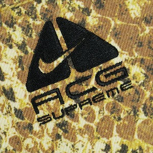 SUPREME シュプリーム ×NIKE ACG 22AW Denim Pullover Gold Snakeskin プルオーバージャケット 黄 Size 【M】 【新古品・未使用品】 20831555