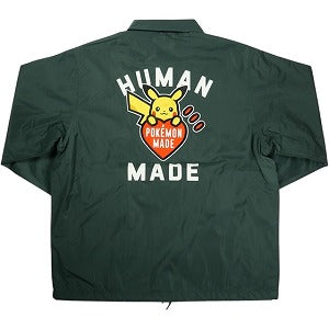 HUMAN MADE ヒューマンメイド ×POKEMON MADE 25AW COACH JACKET XX30JK005 GREEN コーチジャケット 緑 Size 【M】 【新古品・未使用品】 20831564
