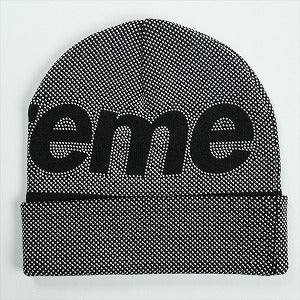 SUPREME シュプリーム 25FW Studded Knockout Big Logo Beanie Black ビーニー 黒 Size 【フリー】 【新古品・未使用品】 20831566