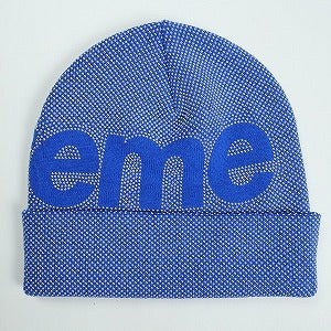 SUPREME シュプリーム 25FW Studded Knockout Big Logo Beanie Royal ビーニー 青 Size 【フリー】 【新古品・未使用品】 20831567