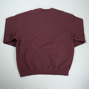 SUPREME シュプリーム 24AW Small Box Crewneck Maroon クルーネックスウェット エンジ Size 【M】 【新古品・未使用品】 20831586