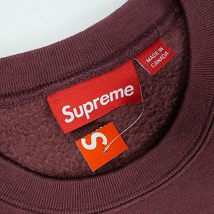 SUPREME シュプリーム 24AW Small Box Crewneck Maroon クルーネックスウェット エンジ Size 【M】 【新古品・未使用品】 20831586