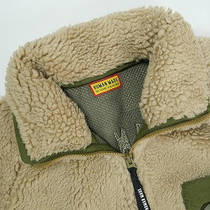 HUMAN MADE ヒューマンメイド 25AW FLEECE JACKET BEIGE  HM30JK025 フリースジャケット ベージュ Size 【M】 【新古品・未使用品】 20831590