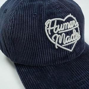 HUMAN MADE ヒューマンメイド 25AW 6PANEL CORDUROY CAP NAVY キャップ 紺 Size 【フリー】 【新古品・未使用品】 20831592