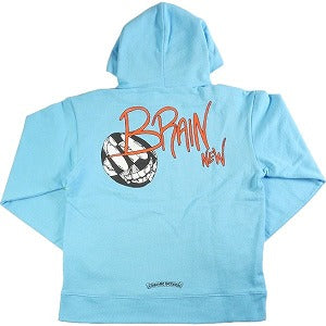 CHROME HEARTS クロム・ハーツ MATTY BOY PPO BRAIN NEW PULLOVER HOODIE BLUE パーカー 水色 Size 【XL】 【新古品・未使用品】 20831619