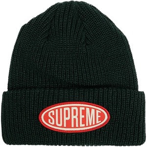 supreme ビーニー　復刻 SUPREME シュプリーム 18AW Oval Patch Beanie Green ビーニー 緑 Size