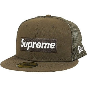 SUPREME シュプリーム 22SS Box Logo Mesh Back New Era Brown