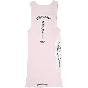CHROME HEARTS クロム・ハーツ ×DEADLY DOOL RIB TANKTOP PINK タンク