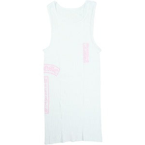 CHROME HEARTS クロム・ハーツ ONLINE EXCLUSIVE T BAR RIB TANK WHITE