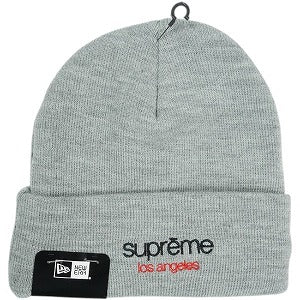 Supreme 25fw ビーニー グレー SUPREME シュプリーム 25FW New Era Classic Logo Shop Beanie Heather