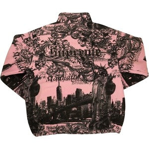 SUPREME シュプリーム 25FW New York Fleece Jacket Pink フリース