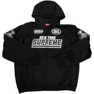 25FW シュプリーム ジップアップ スウェット パーカー Mサイズ SUPREME シュプリーム 25FW Football Zip Up Hooded Sweatshirt Black