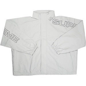 SUPREME シュプリーム 24AW Spellout Embroidered Track Jacket Grey