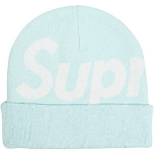 SUPREME シュプリーム 25FW Big Logo Beanie Light Blue ビーニー 水色