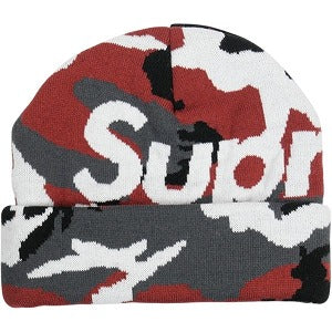 SUPREME シュプリーム 25FW Camo Big Logo Beanie Red Camo ビーニー