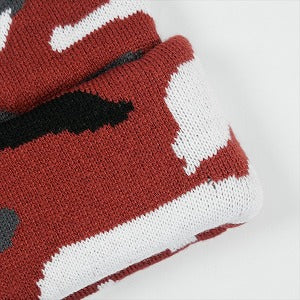 SUPREME シュプリーム 25FW Camo Big Logo Beanie Red Camo ビーニー
