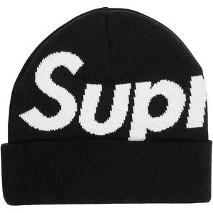 SUPREME シュプリーム 25FW Big Logo Beanie Black ビーニー 黒 Size