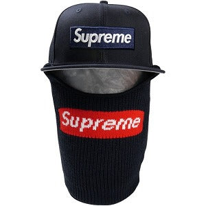 SUPREME シュプリーム 25FW Box Logo New Era + Balaclava Navy