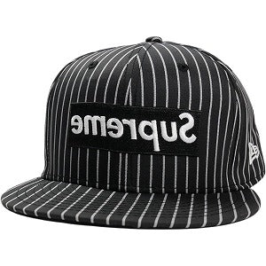 激レア Supreme ブラック　キャップ 14ss US製 正規品 SUPREME シュプリーム ×COMME des GARCONS 14SS Box Logo New Era