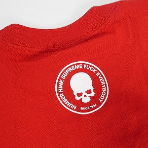 SUPREME シュプリーム ×Number (N)ine 25FW Manson Tee Red Tシャツ 赤