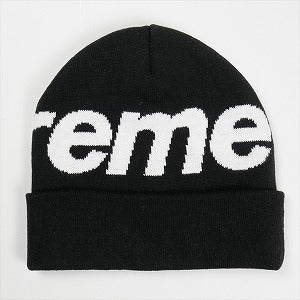 SUPREME シュプリーム 25FW Big Logo Beanie Black ビーニー 黒 Size